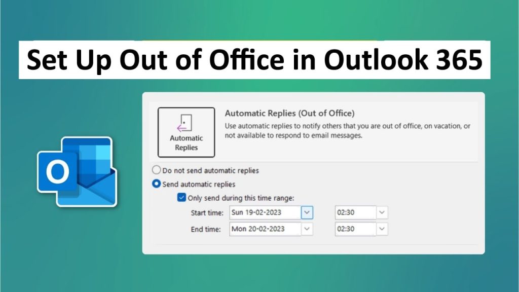 Set Up Out of Office in Outlook 365