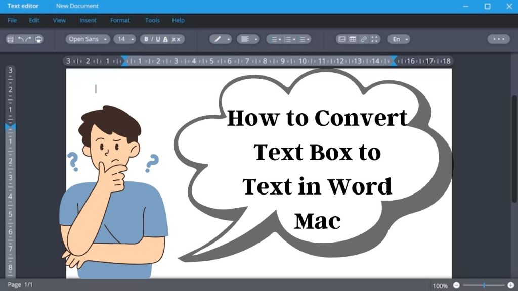 How to Convert Text Box to Text in Word Mac