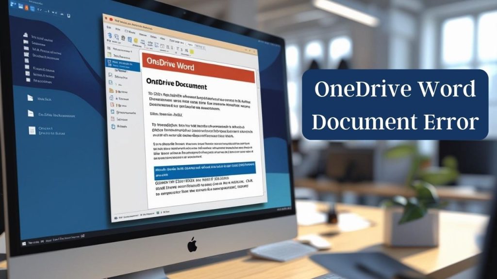 OneDrive Word Document Error
